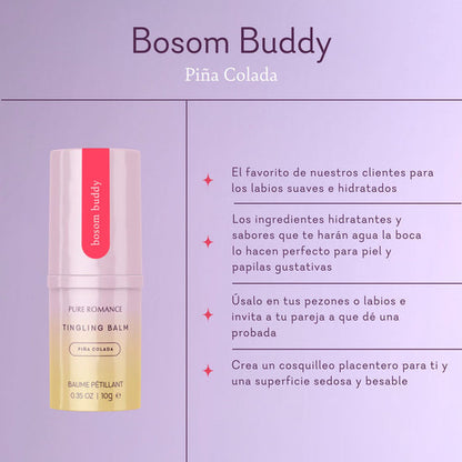 Bosom Buddy - Piña Colada
Tingling Lip & Nipple Balm