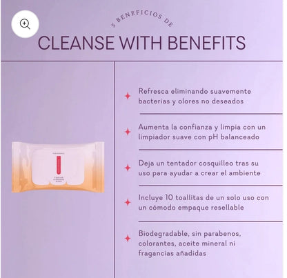 Cleanse with Benefits - Intimate Tingling Wipes