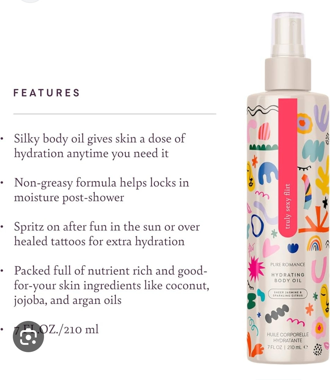 Body Dew - Pheromone Hydrating Body Oil - Truly Sexy Flirt