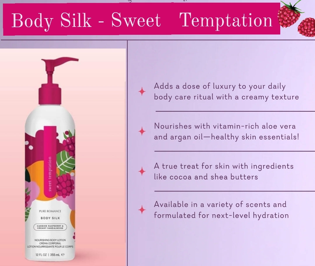 Body Silk - Lotion - Sweet Temptation - NEW!