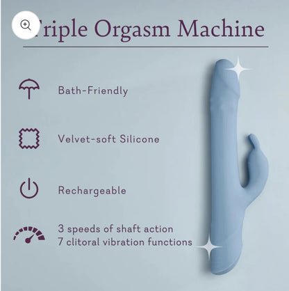 Triple Orgasm Machine “Tom” Thrusting Vibe