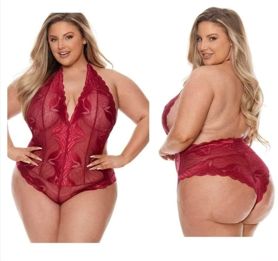 Scarlett Lace Bodysuit - Size 3XL