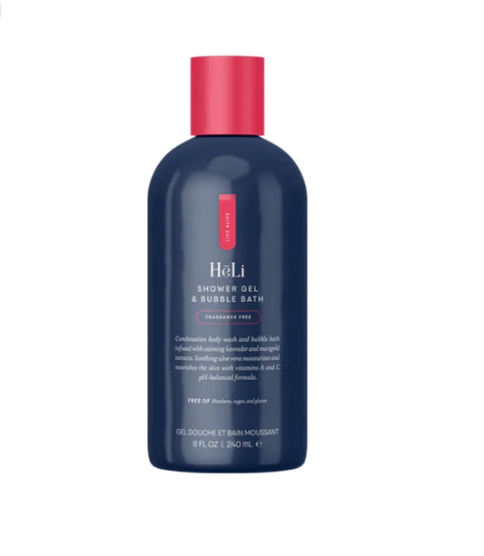 HēLi - Shower Gel & Bubble Bath & Vaginal Wash - Unscented (Skinny Dip)