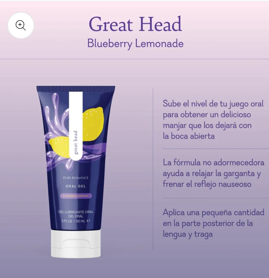 Great Head - Blueberry Lemonade NEW!