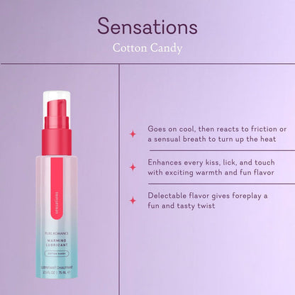 Sensations- Cotton candy Warming Lubricant