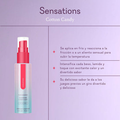 Sensations- Cotton candy Warming Lubricant