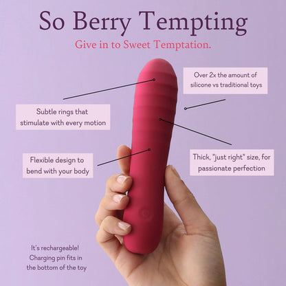 So Berry Tempting
Ultra Soft Vaginal Vibrator